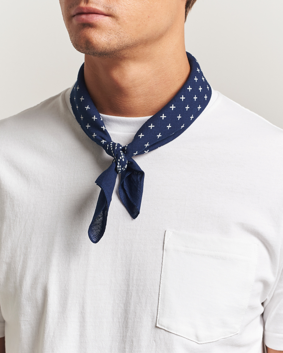 Uomini | BEAMS PLUS 2-Pack Bandana Set Navy | BEAMS PLUS | 2-Pack Bandana Set Navy