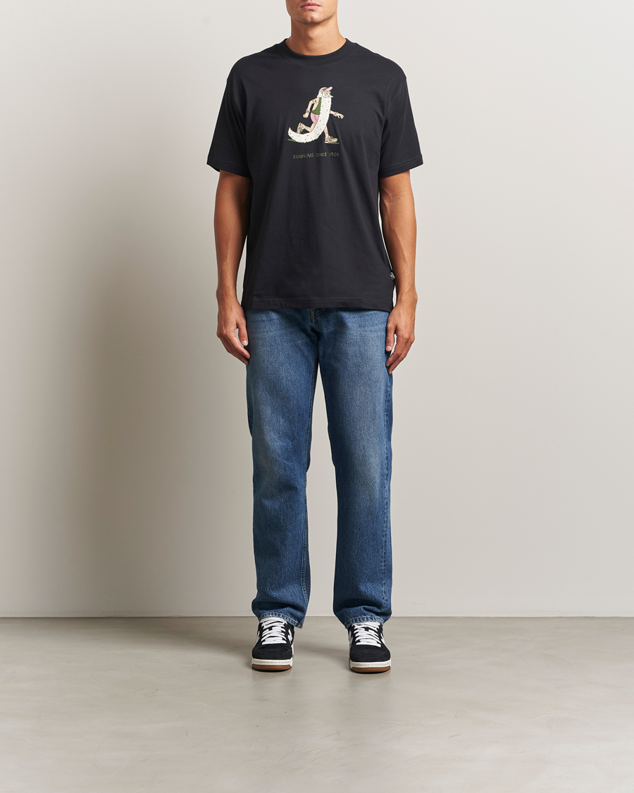 Uomini | T-shirt | New Balance | Bearded Runner T-Shirt Black