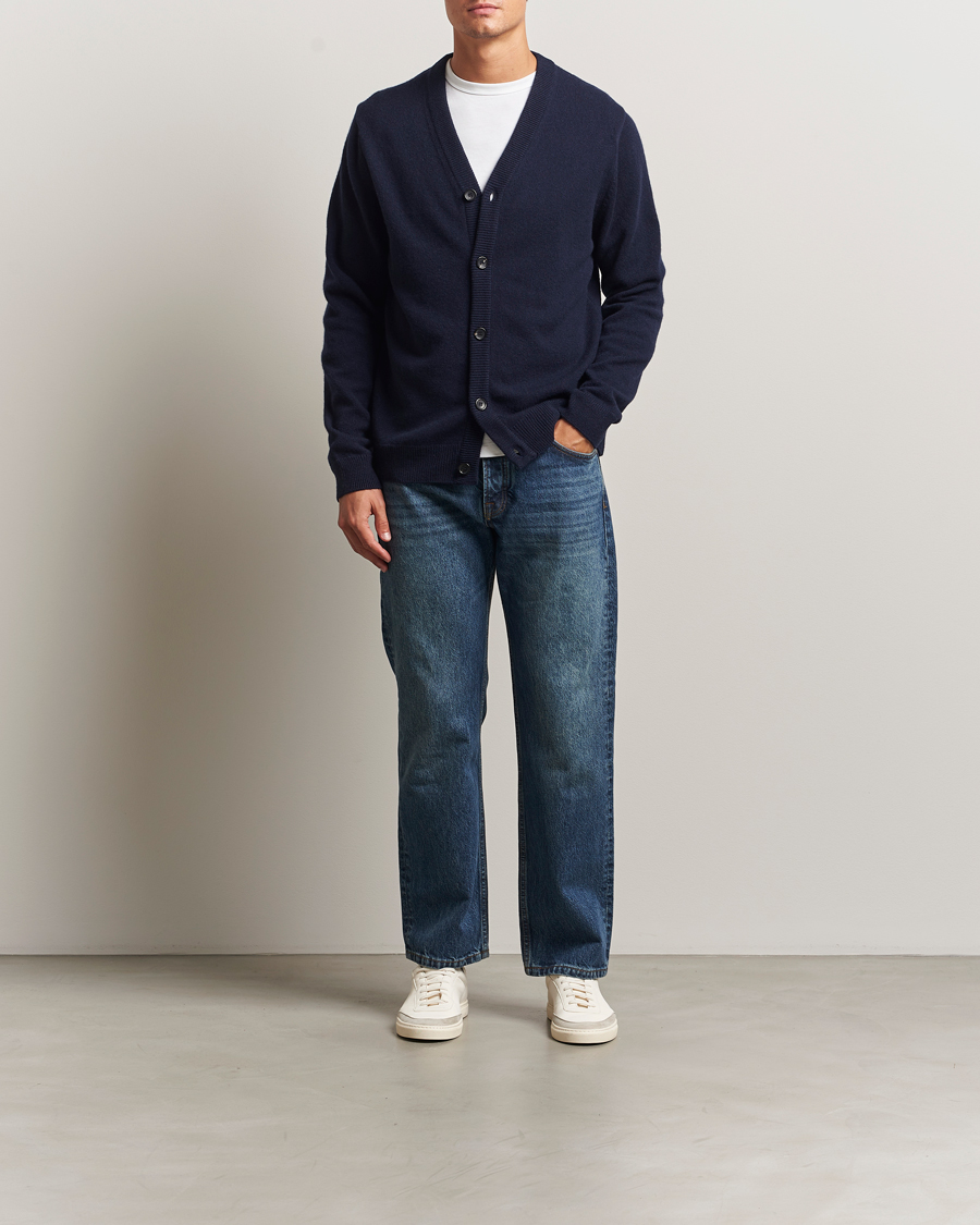 Uomini | Maglieria | PS Paul Smith | Merino Knitted Cardigan Blue