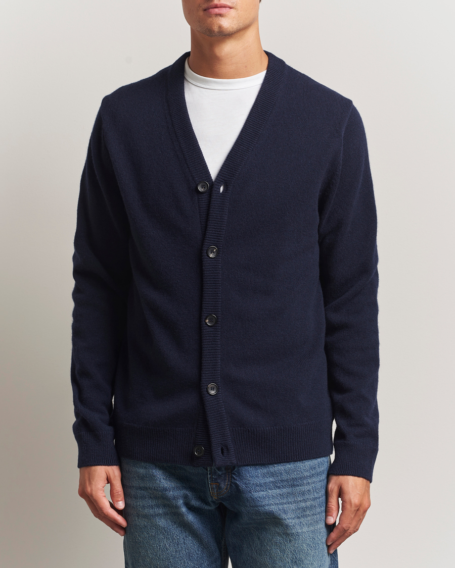 Uomini | Maglieria | PS Paul Smith | Merino Knitted Cardigan Blue
