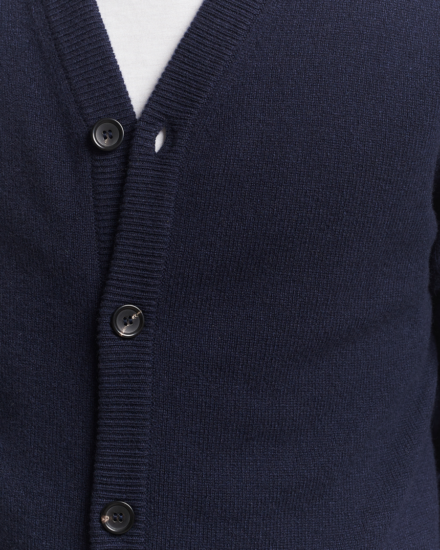 Uomini | Maglieria | PS Paul Smith | Merino Knitted Cardigan Blue
