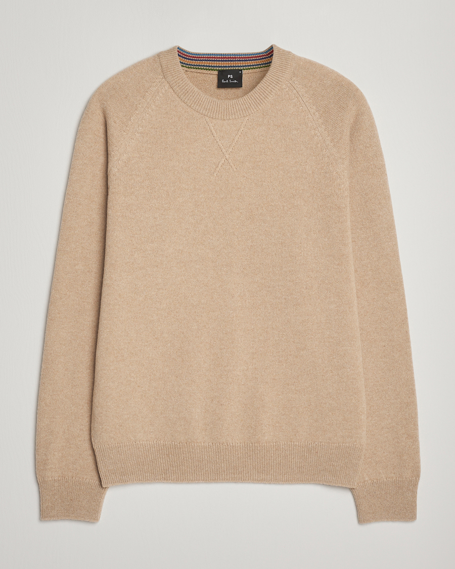 Uomini | Maglieria | PS Paul Smith | Merino Knitted Sweater Beige