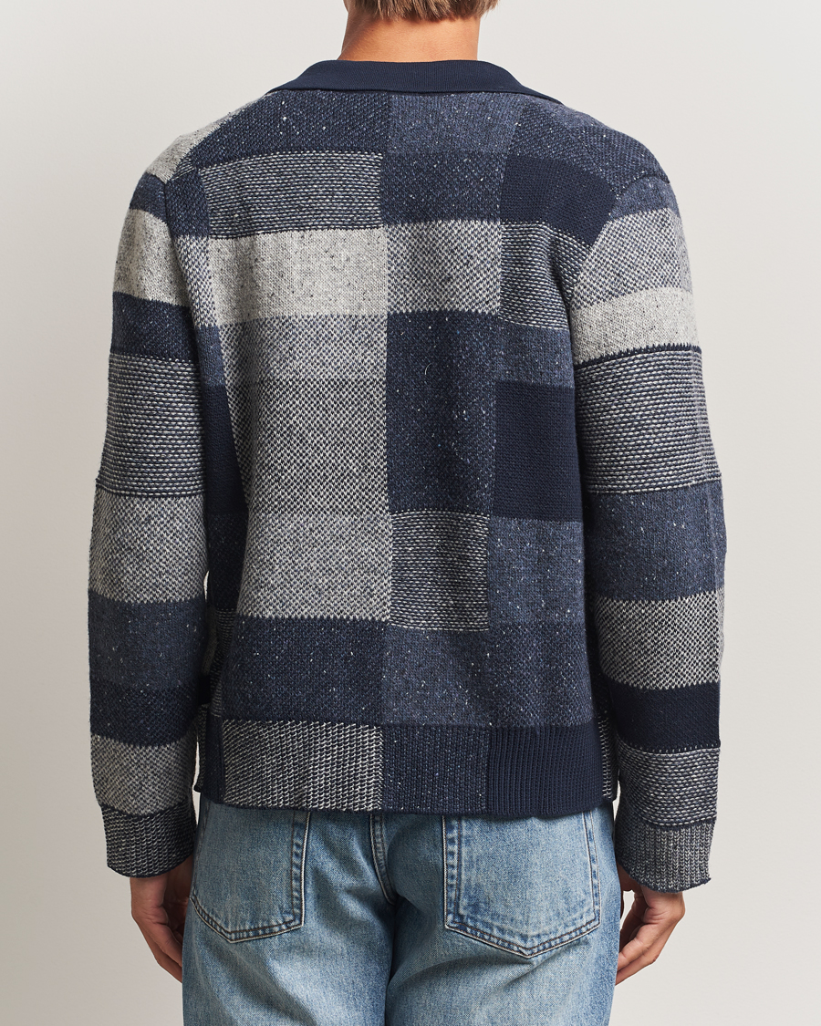 Uomini | Maglieria | PS Paul Smith | Colourblocked Knitted Full Zip Blue Multi