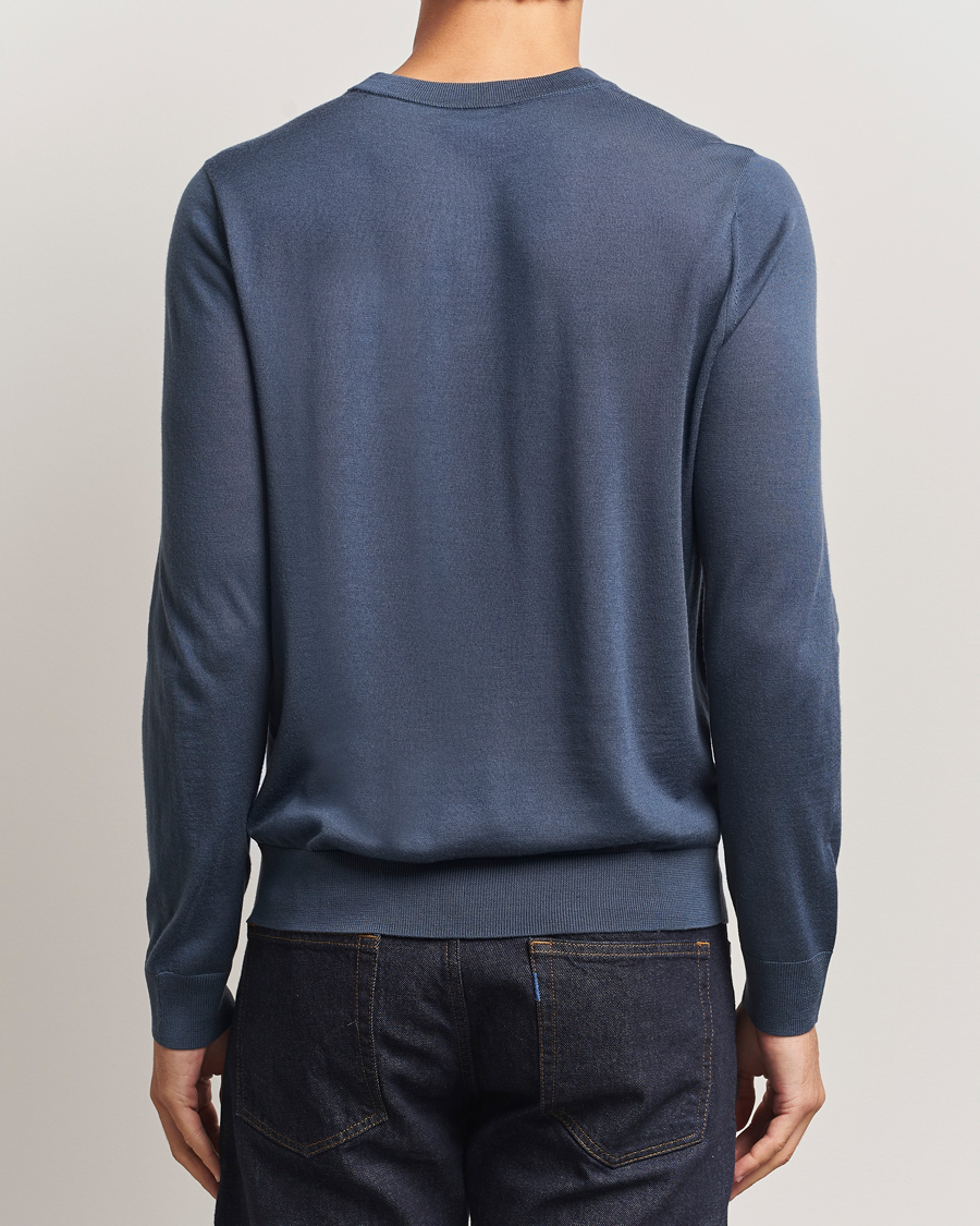 Uomini | Maglieria | Paul Smith | Merino Knitted Sweater Blue