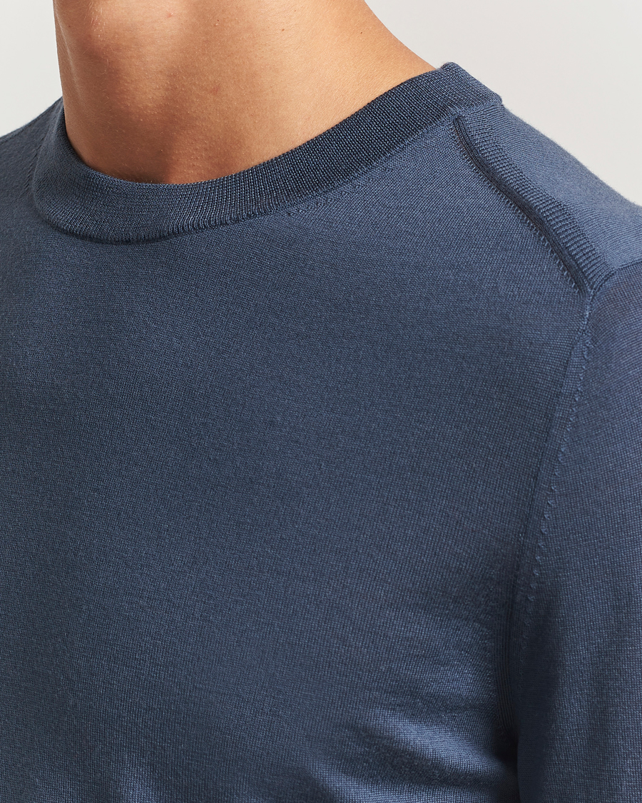 Uomini | Maglieria | Paul Smith | Merino Knitted Sweater Blue
