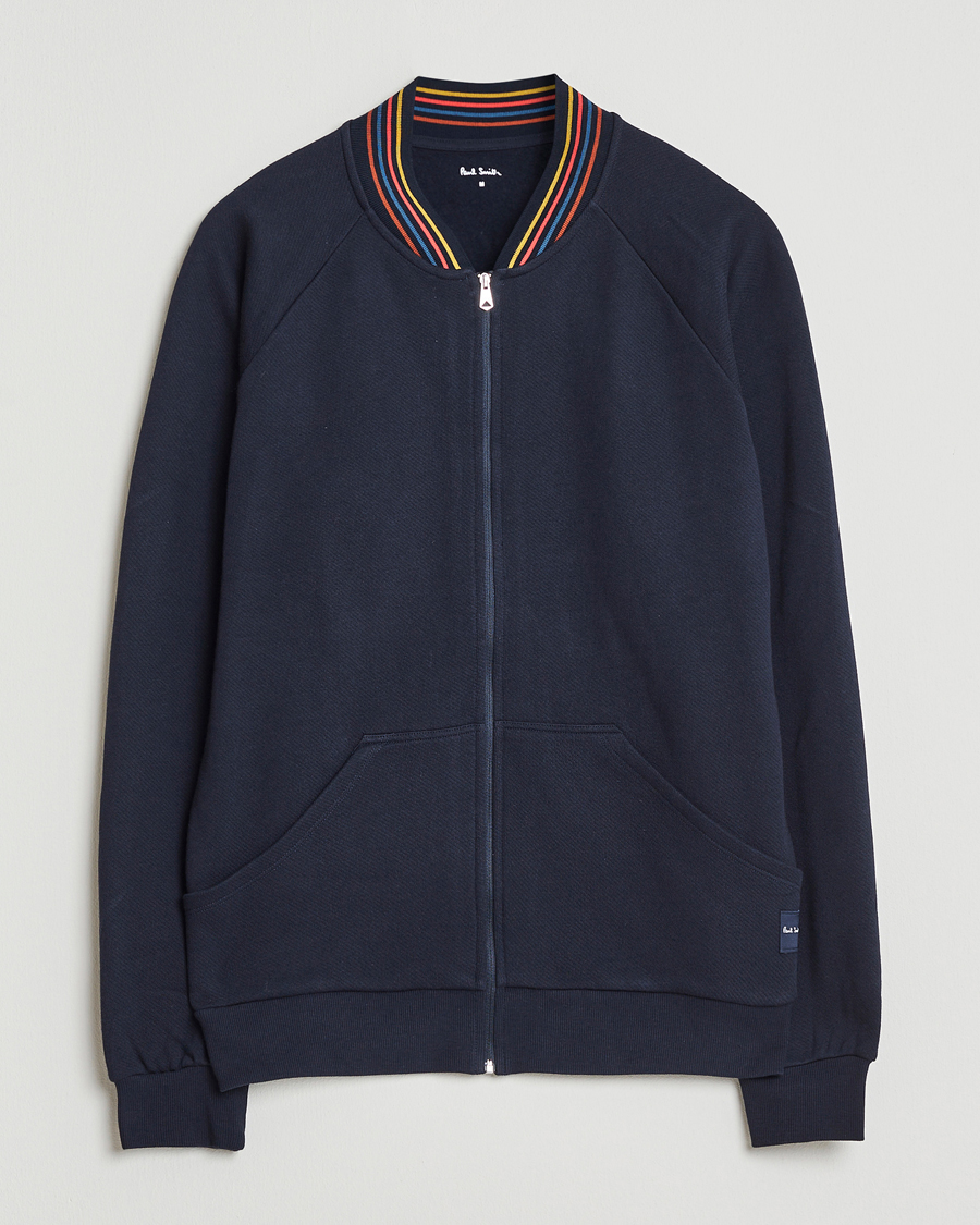 Uomini | Maglieria | Paul Smith | Artist Rib Full Zip Navy