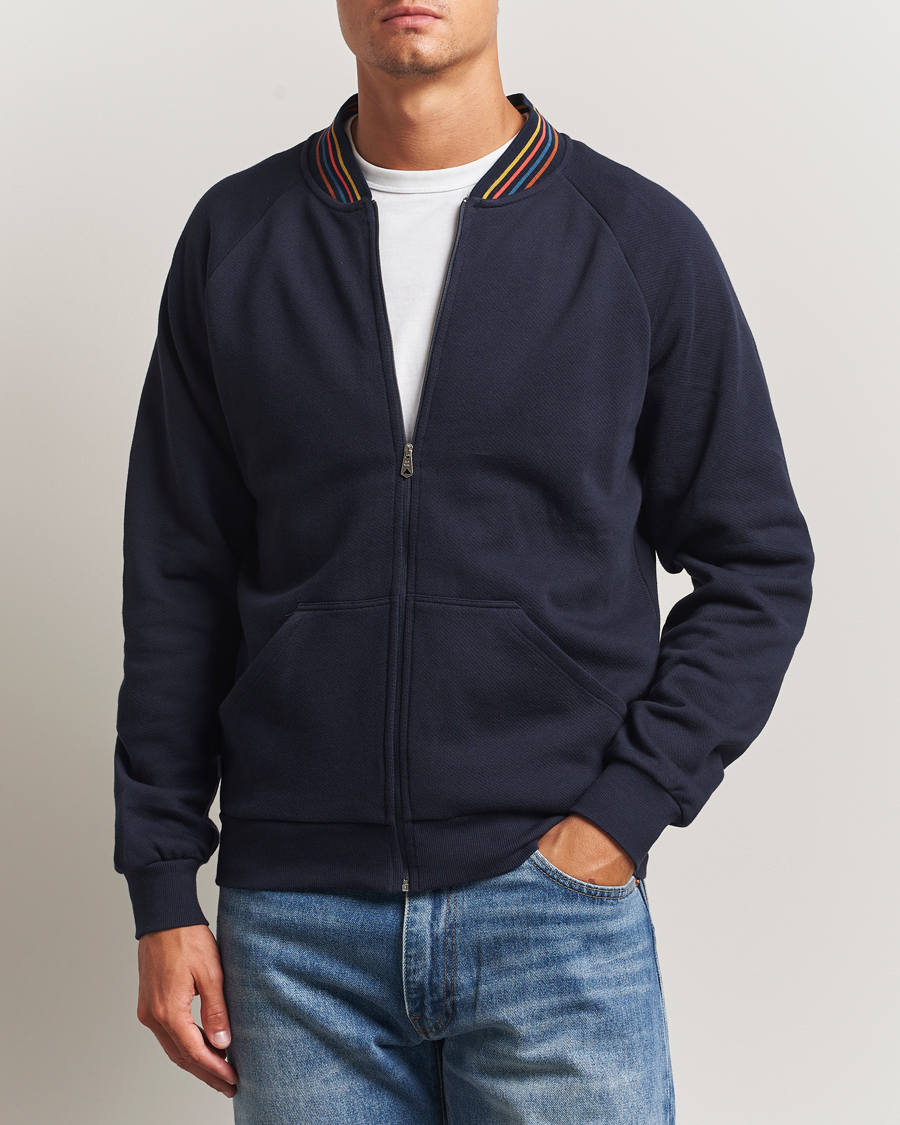 Uomini | Maglieria | Paul Smith | Artist Rib Full Zip Navy