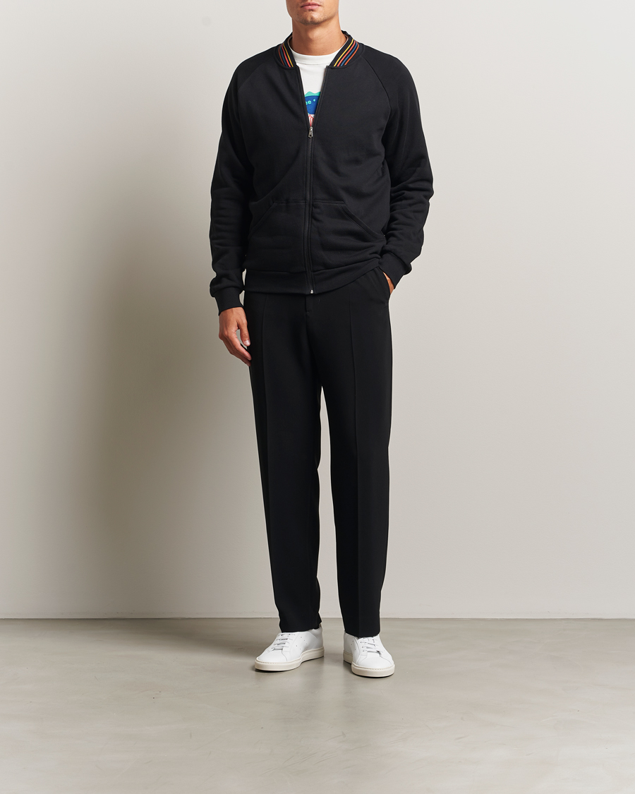 Uomini | Maglieria | Paul Smith | Artist Rib Full Zip Black