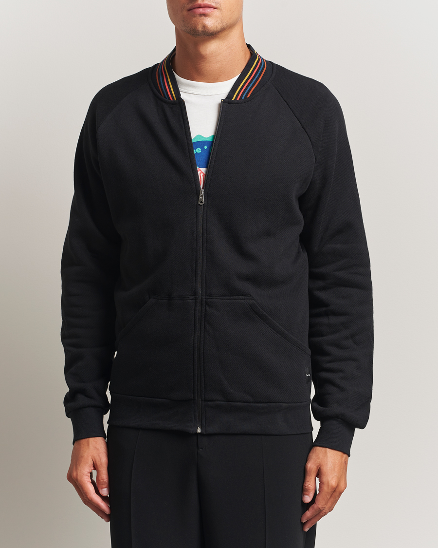 Uomini | Maglieria | Paul Smith | Artist Rib Full Zip Black