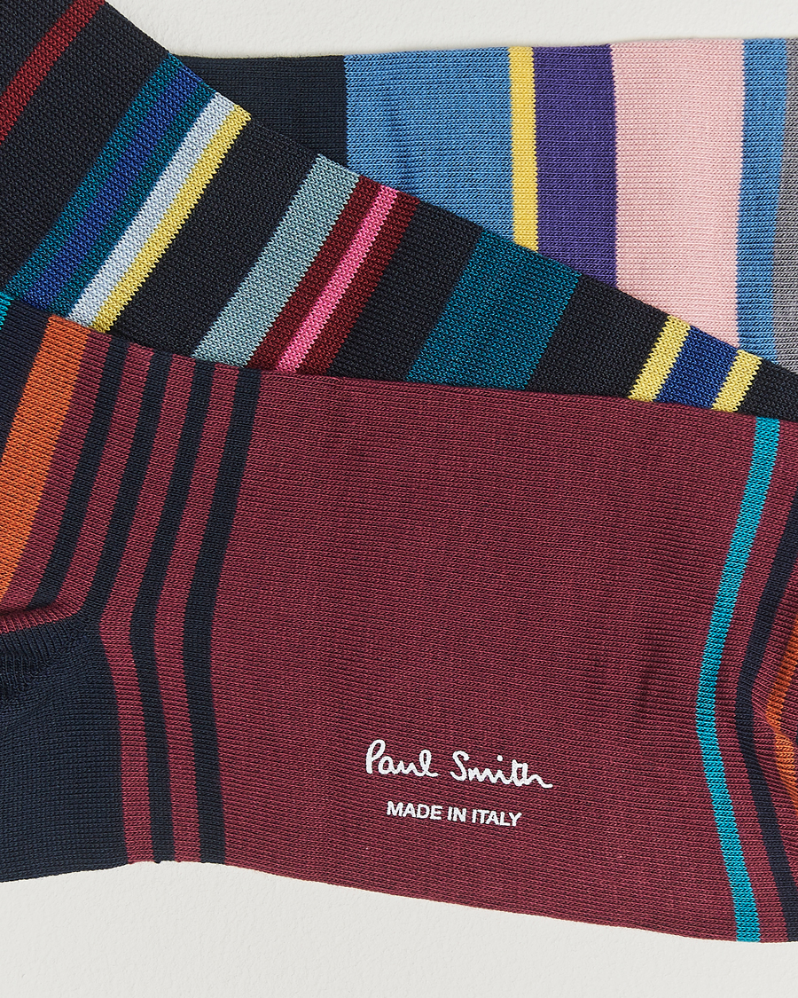 Uomini | Biancheria intima | Paul Smith | 3-Pack Striped Sock Multi