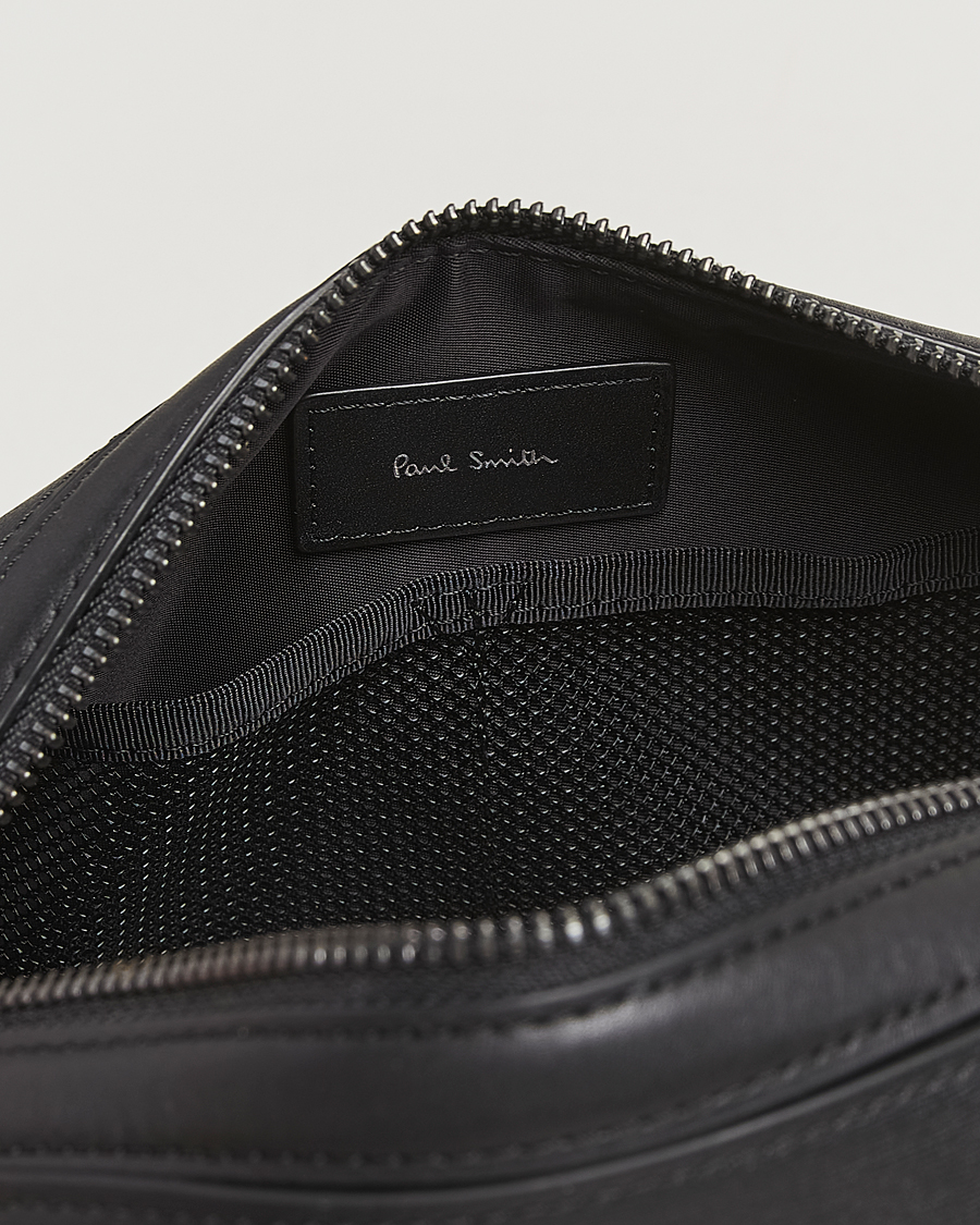 Uomini | Borse | Paul Smith | Leather Washbag Black