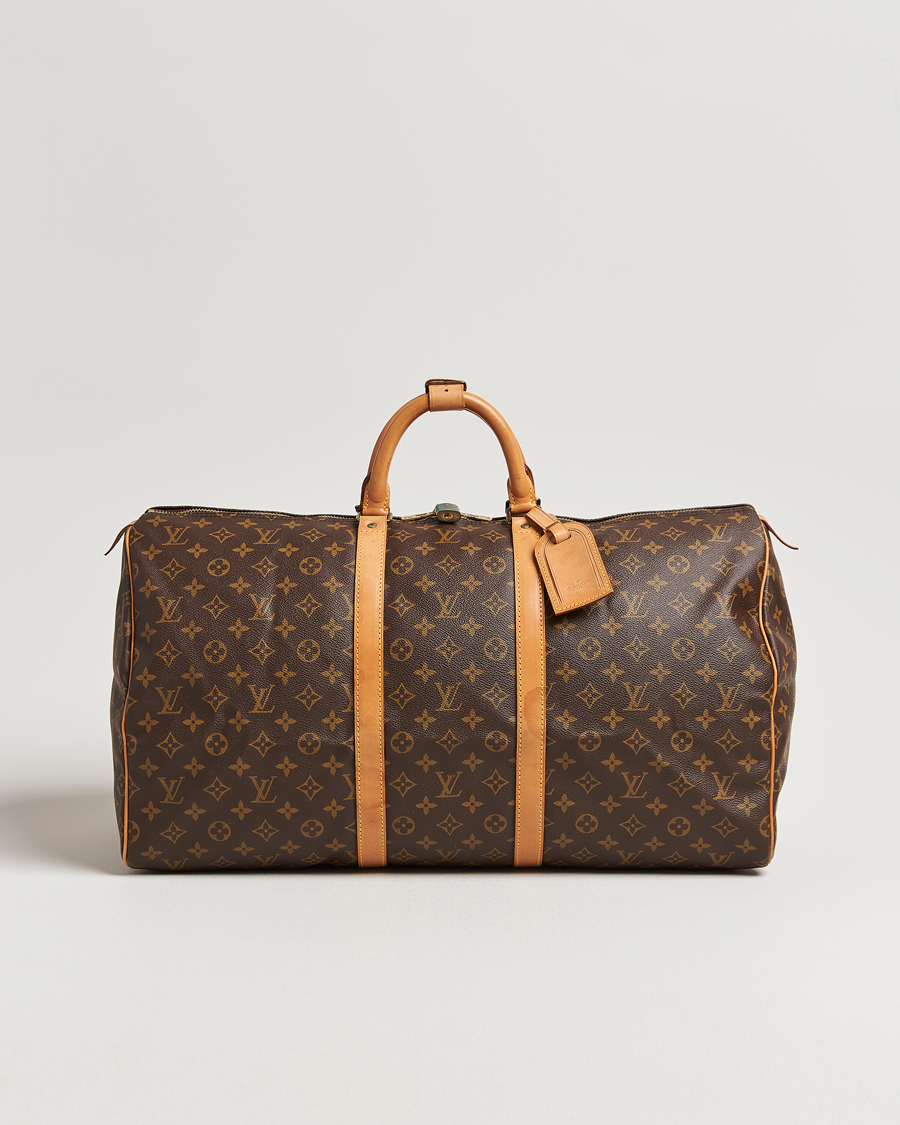 Uomini | Pre-Owned & Vintage Bags | Louis Vuitton Pre-Owned | Keepall 55 Monogram