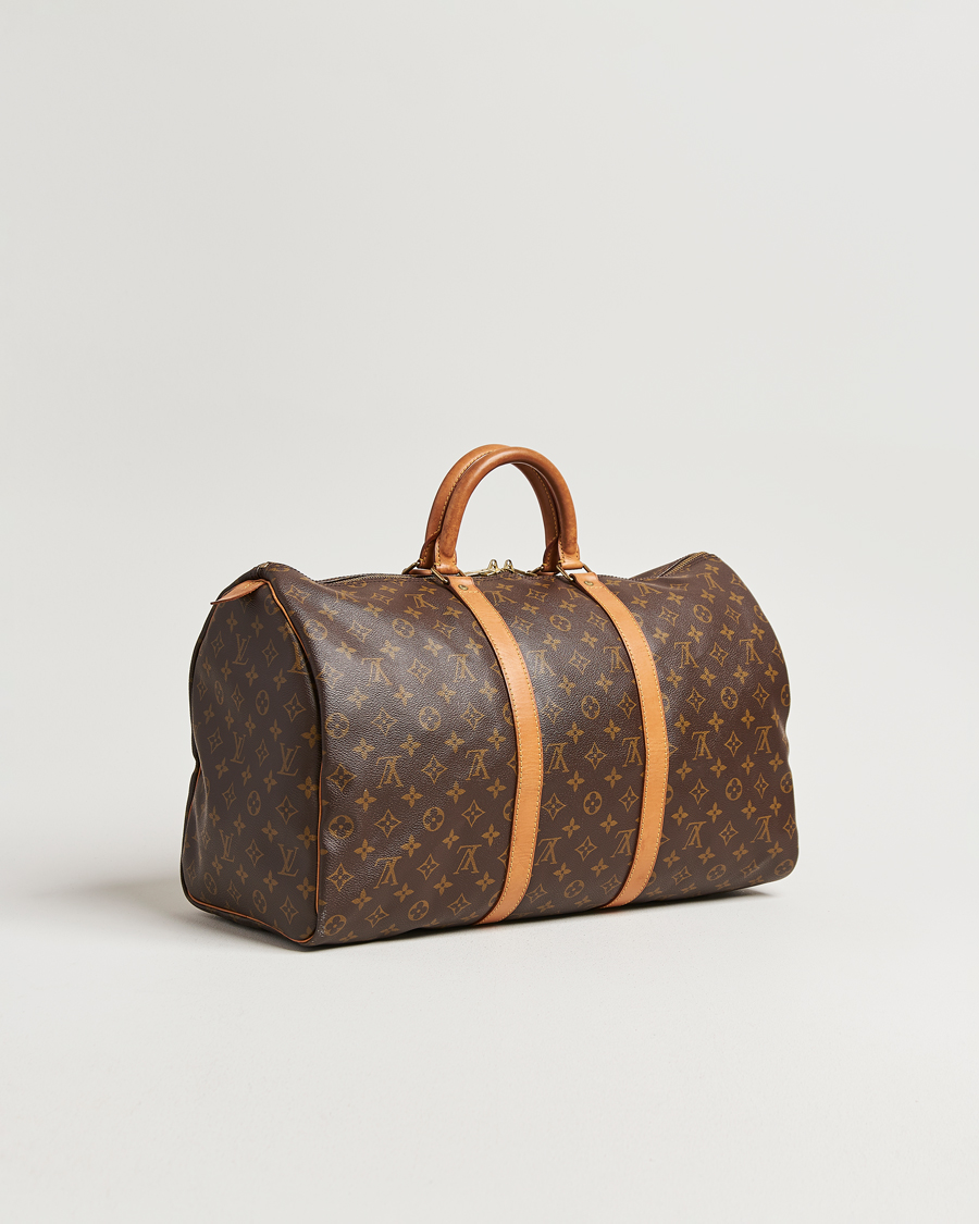 Uomini | Pre-Owned & Vintage Bags | Louis Vuitton Pre-Owned | Keepall 50 Monogram