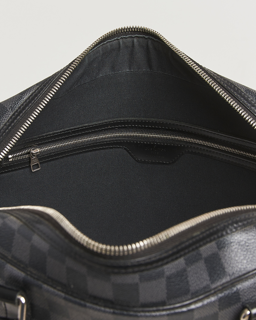 Uomini | Pre-Owned & Vintage Bags | Louis Vuitton Pre-Owned | Jorn Porte Documents Damier Graphite