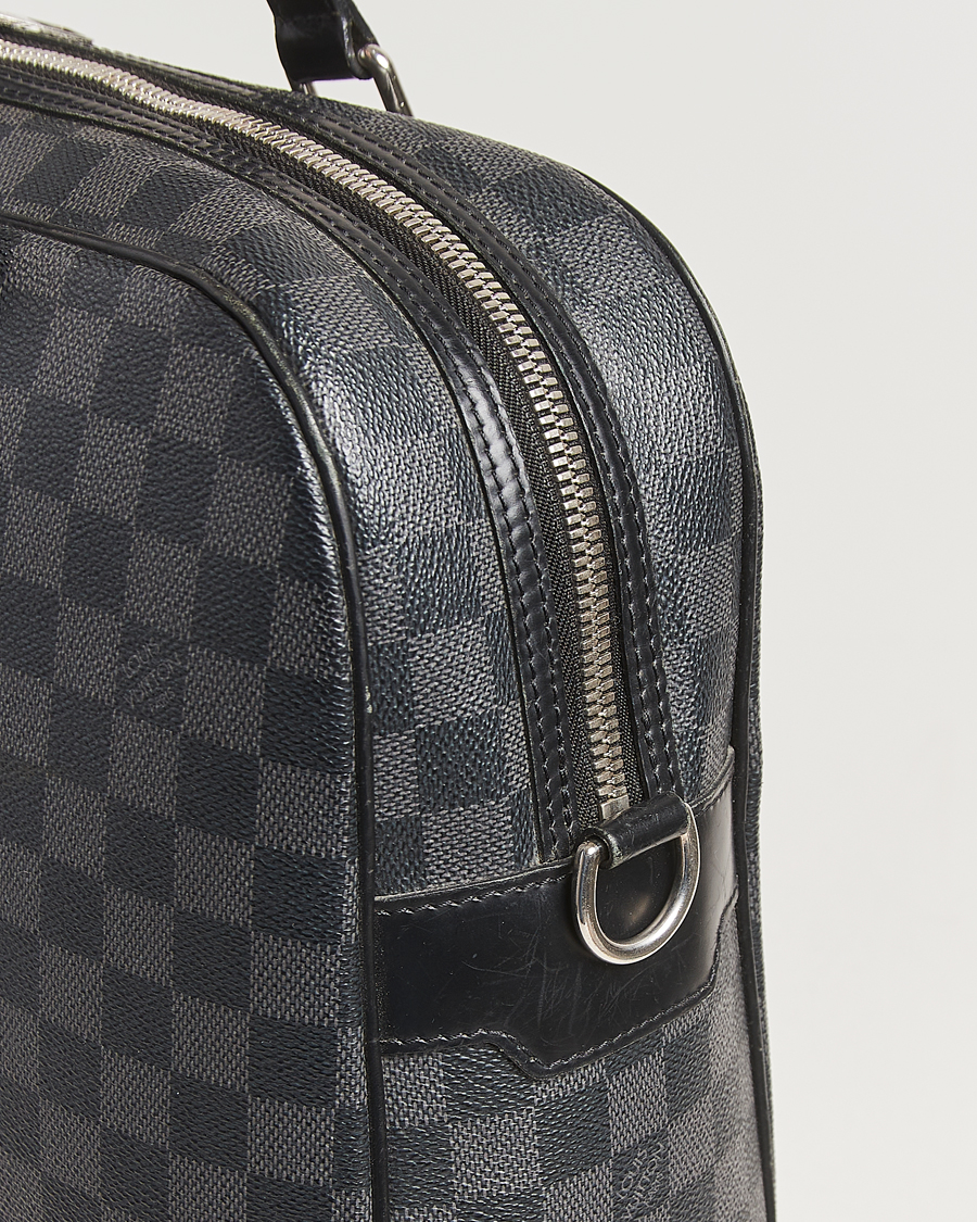 Uomini | Pre-Owned & Vintage Bags | Louis Vuitton Pre-Owned | Jorn Porte Documents Damier Graphite