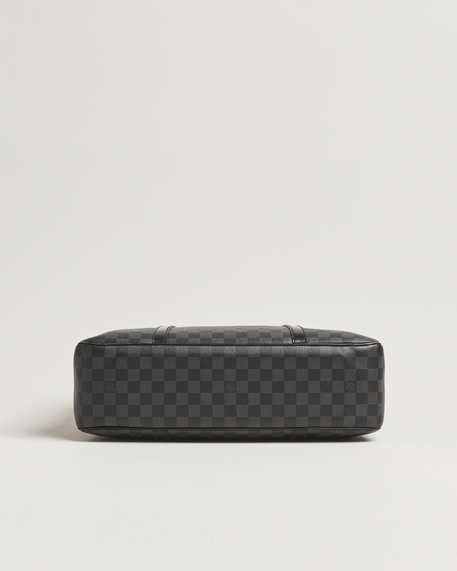 Uomini | Pre-Owned & Vintage Bags | Louis Vuitton Pre-Owned | Jorn Porte Documents Damier Graphite