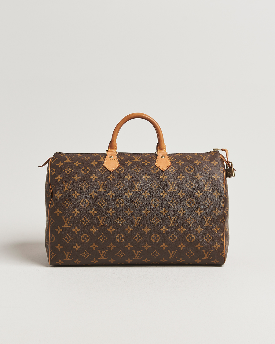 Uomini | Pre-Owned & Vintage Bags | Louis Vuitton Pre-Owned | Speedy 40 Monogram