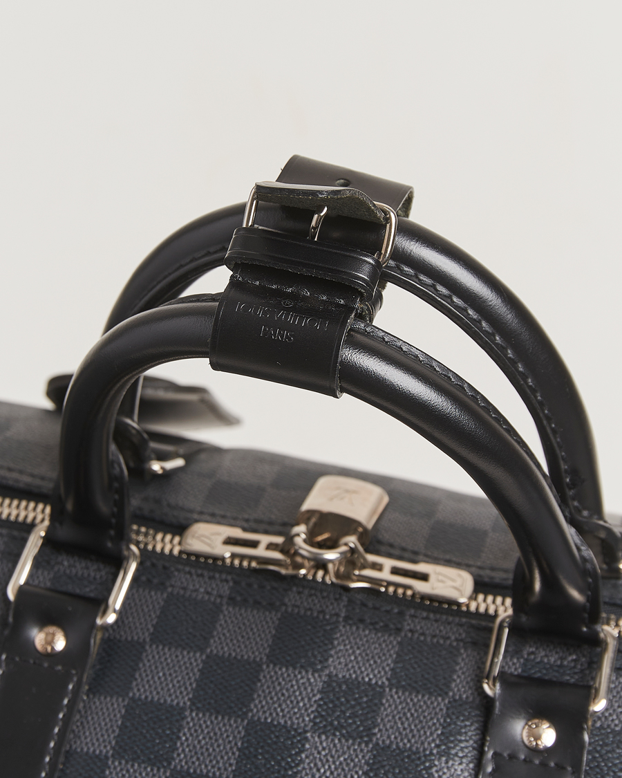 Uomini | Louis Vuitton Pre-Owned Keepall Bandoulière 55 Damier Graphite | Louis Vuitton Pre-Owned | Keepall Bandoulière 55 Damier Graphite
