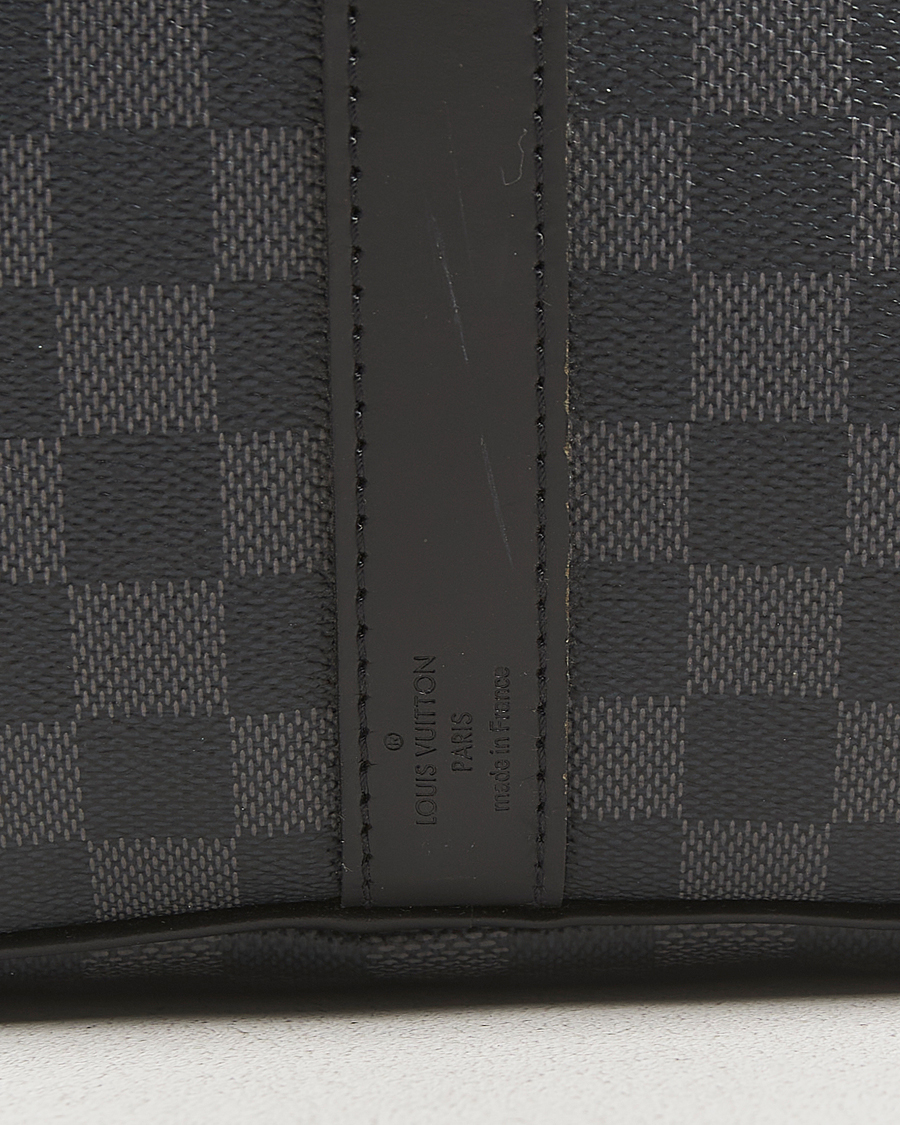 Uomini | Louis Vuitton Pre-Owned Keepall Bandoulière 55 Damier Graphite | Louis Vuitton Pre-Owned | Keepall Bandoulière 55 Damier Graphite