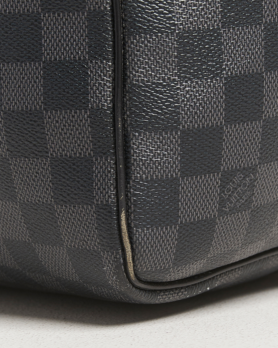 Uomini | Louis Vuitton Pre-Owned Keepall Bandoulière 55 Damier Graphite | Louis Vuitton Pre-Owned | Keepall Bandoulière 55 Damier Graphite