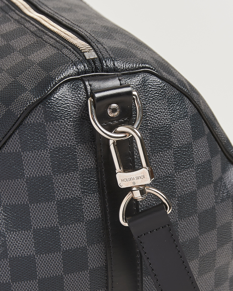 Uomini | Louis Vuitton Pre-Owned Keepall Bandoulière 55 Damier Graphite | Louis Vuitton Pre-Owned | Keepall Bandoulière 55 Damier Graphite