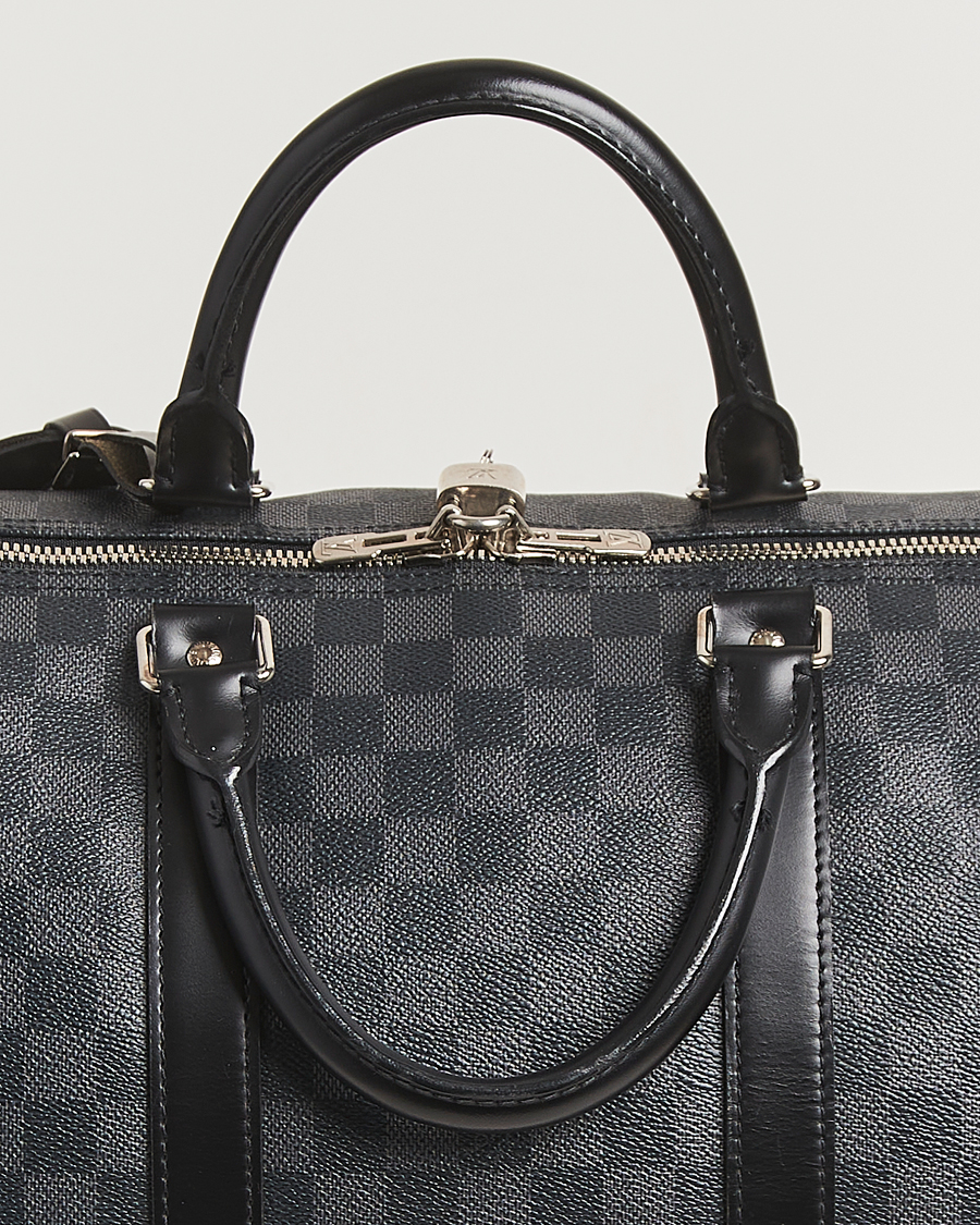Uomini | Louis Vuitton Pre-Owned Keepall Bandoulière 55 Damier Graphite | Louis Vuitton Pre-Owned | Keepall Bandoulière 55 Damier Graphite