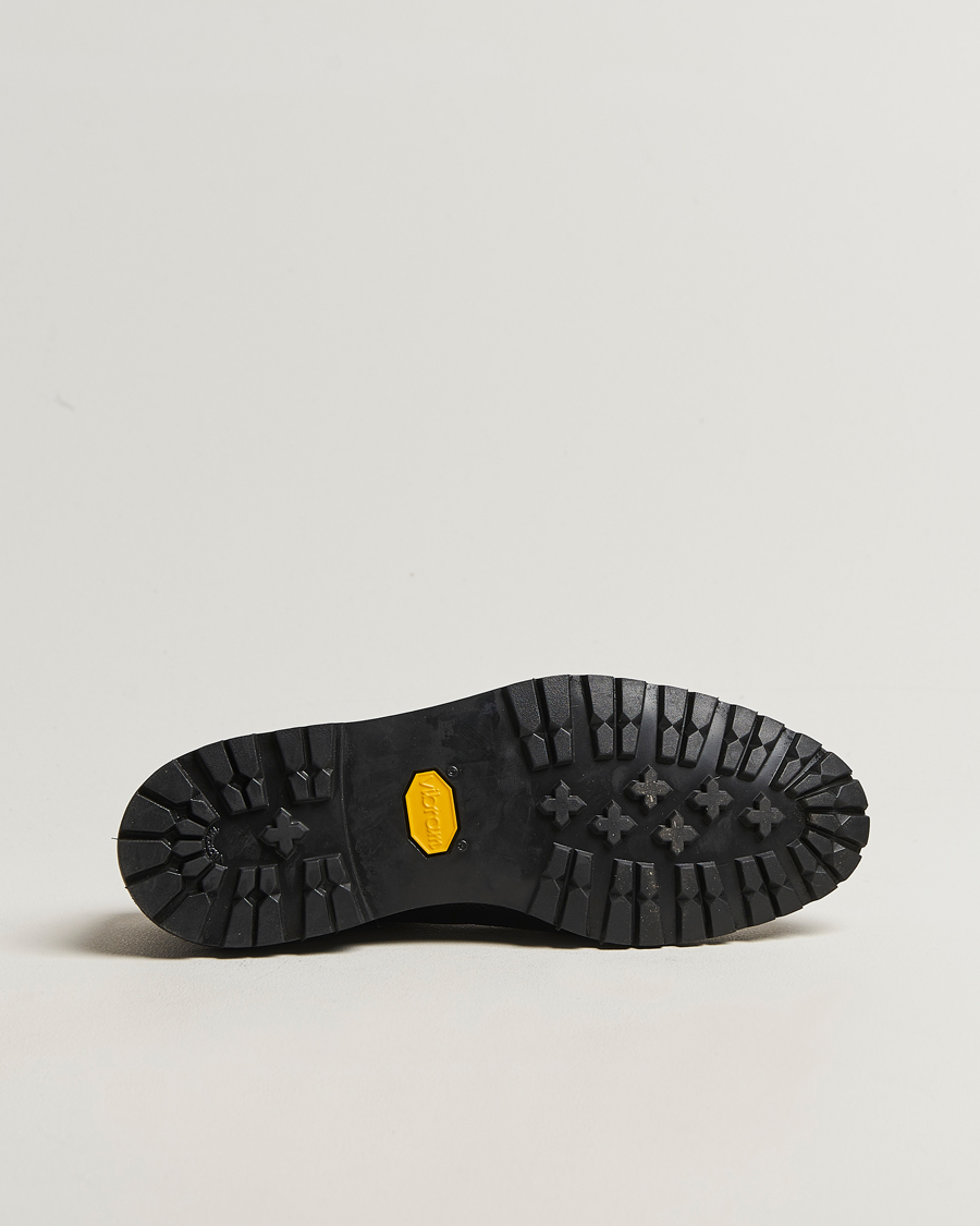 Uomini | Scarpe derby | Crockett & Jones | Sandhurst Derby Vibram Black Scotch Grain
