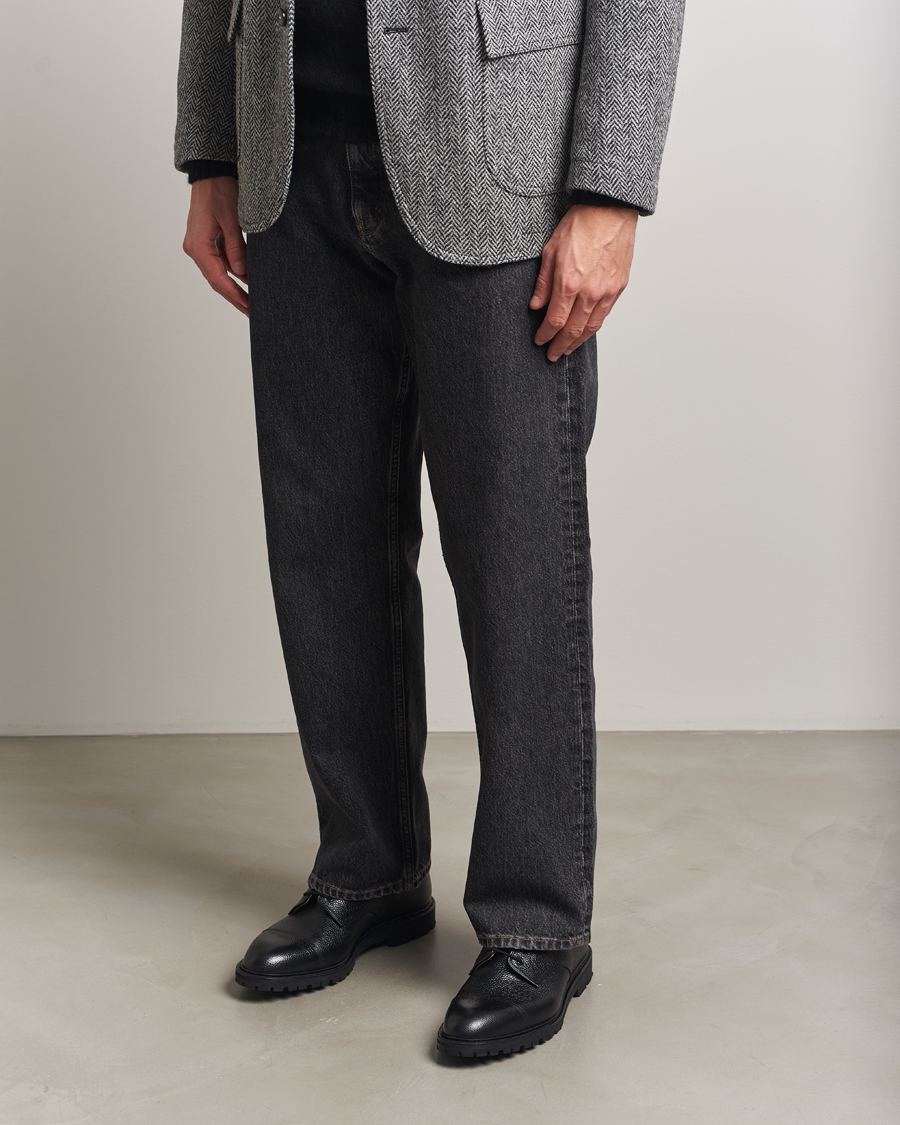 Uomini | Scarpe derby | Crockett & Jones | Sandhurst Derby Vibram Black Scotch Grain