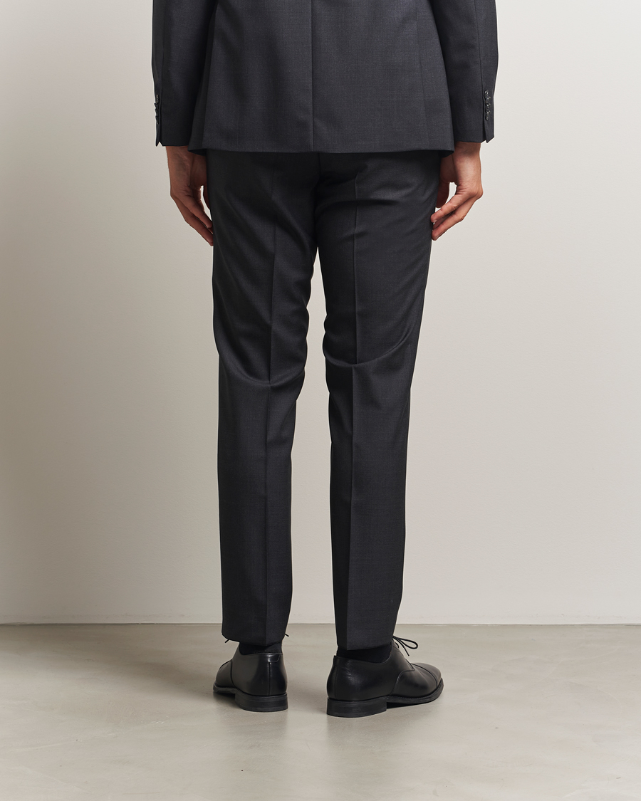 Uomini | Pantaloni | Oscar Jacobson | Dandy Wool Trousers Grey