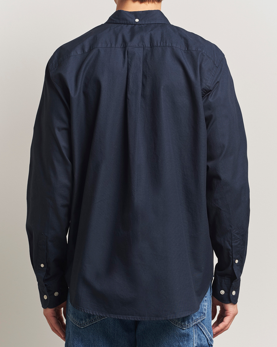 Uomini | Camicie | Forét | Flag Regular Fit Oxford Shirt Navy