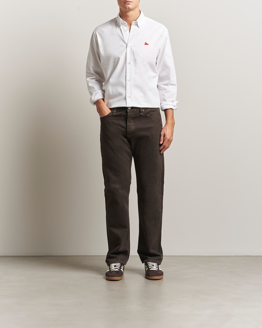 Uomini | Camicie | Forét | Flag Regular Fit Oxford Shirt White