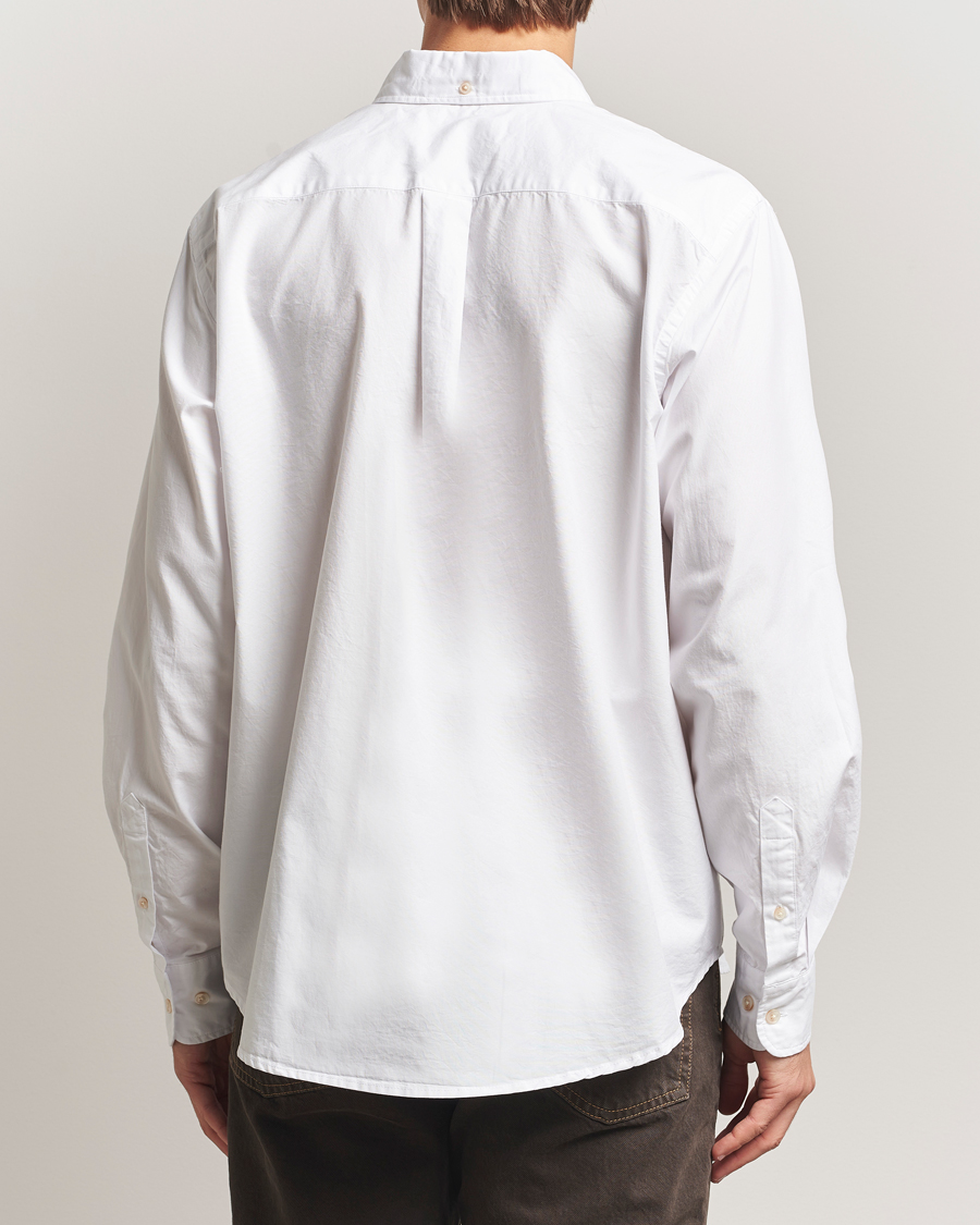 Uomini | Camicie | Forét | Flag Regular Fit Oxford Shirt White