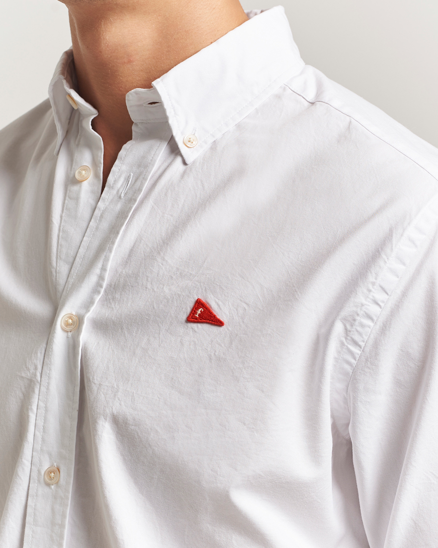 Uomini | Camicie | Forét | Flag Regular Fit Oxford Shirt White
