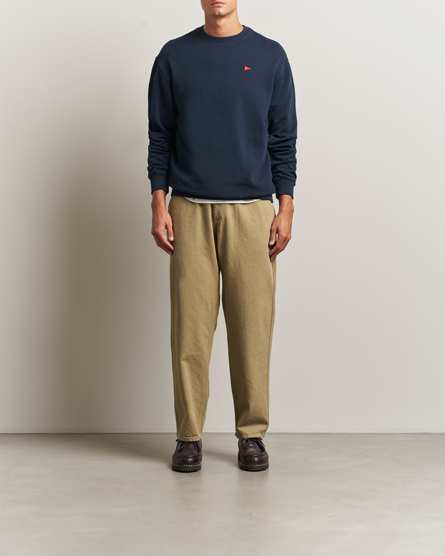 Uomini | Maglieria | Forét | Flag Sweatshirt Navy