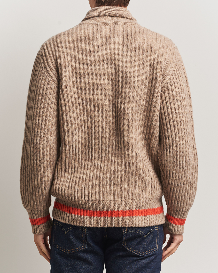 Uomini | Maglieria | Filson | Bristol Shawl Neck Sweater Oatmeal