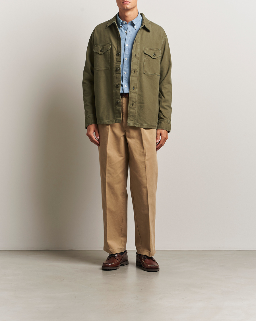 Uomini | Camicie | Filson | Clarkston Brushed Jac Shirt Surplus Green