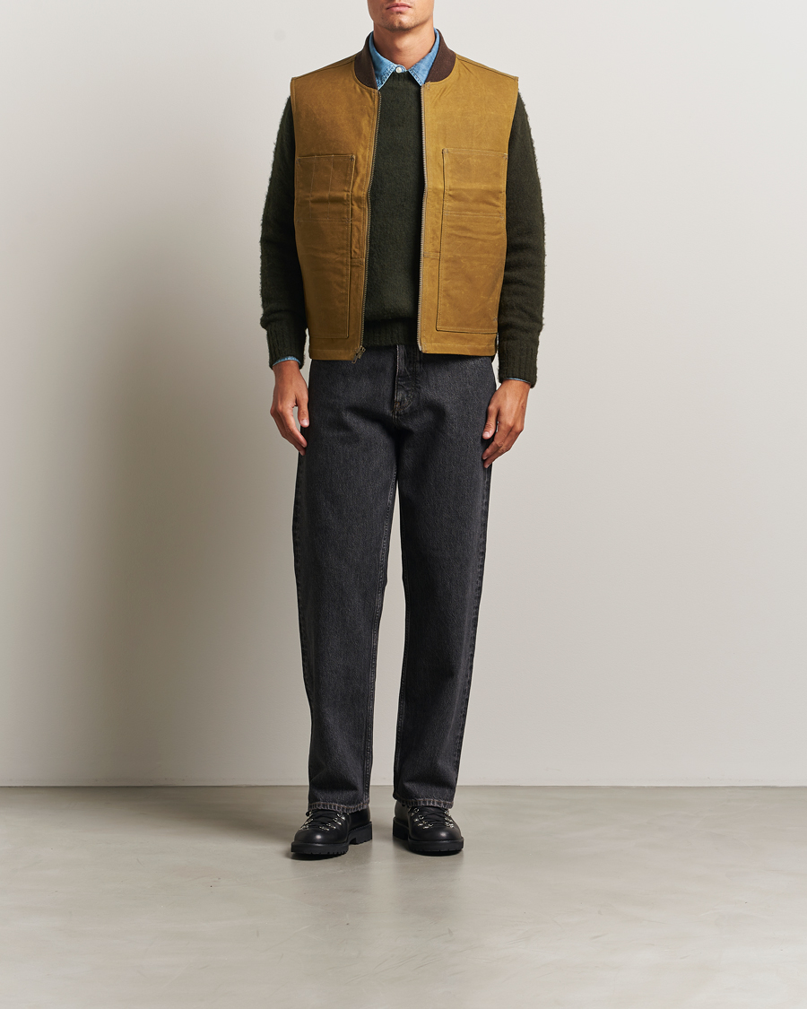 Uomini | Giacche | Filson | Tin Cloth Insulated Work Vest Dark Tan