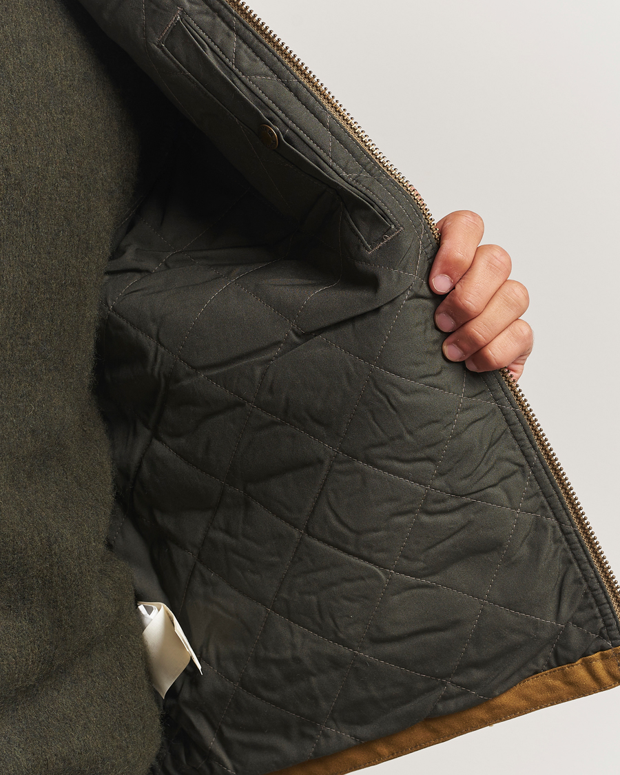 Uomini | Giacche | Filson | Tin Cloth Insulated Work Vest Dark Tan