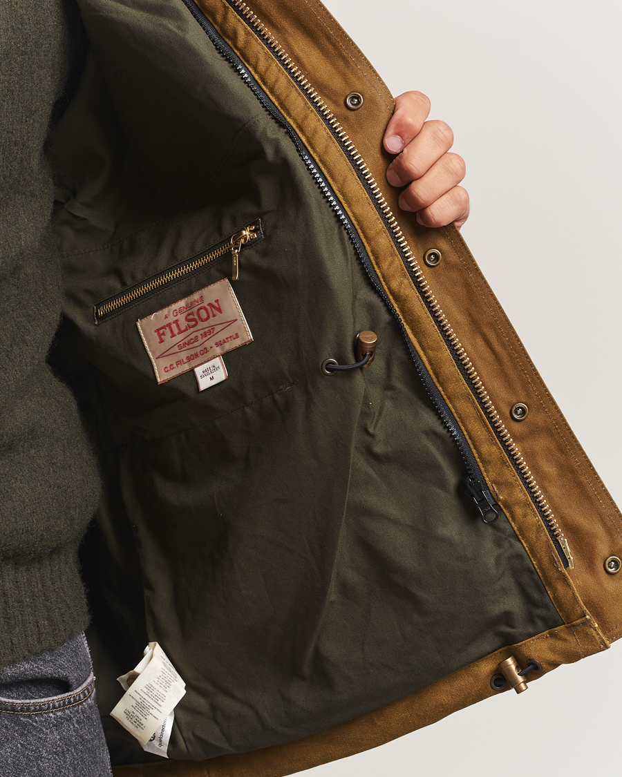 Uomini | Giacche | Filson | Tin Cloth Field Jacket Dark Tan