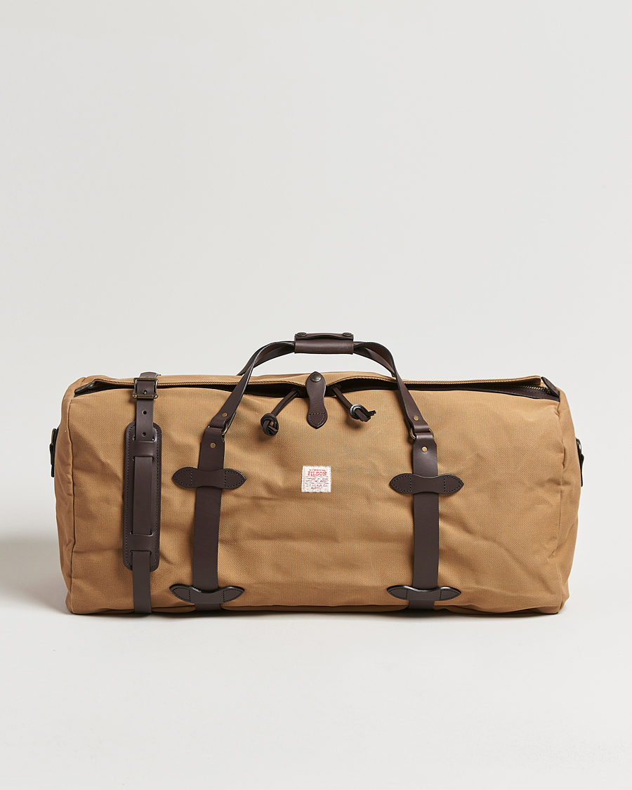Uomini | Borse | Filson | Rugged Twill Duffle Large Tan