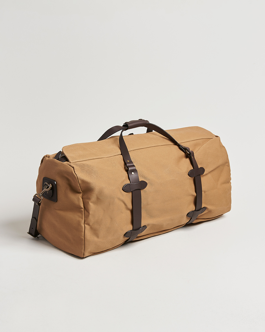 Uomini | Borse | Filson | Rugged Twill Duffle Large Tan