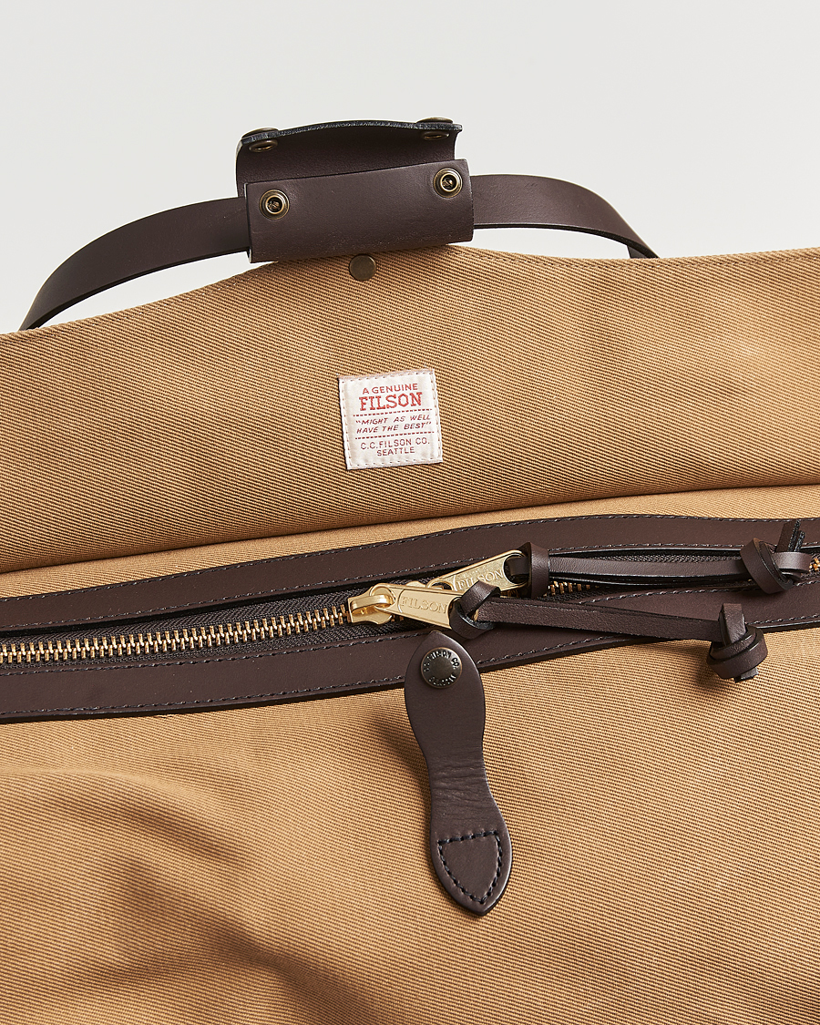 Uomini | Borse | Filson | Rugged Twill Duffle Large Tan