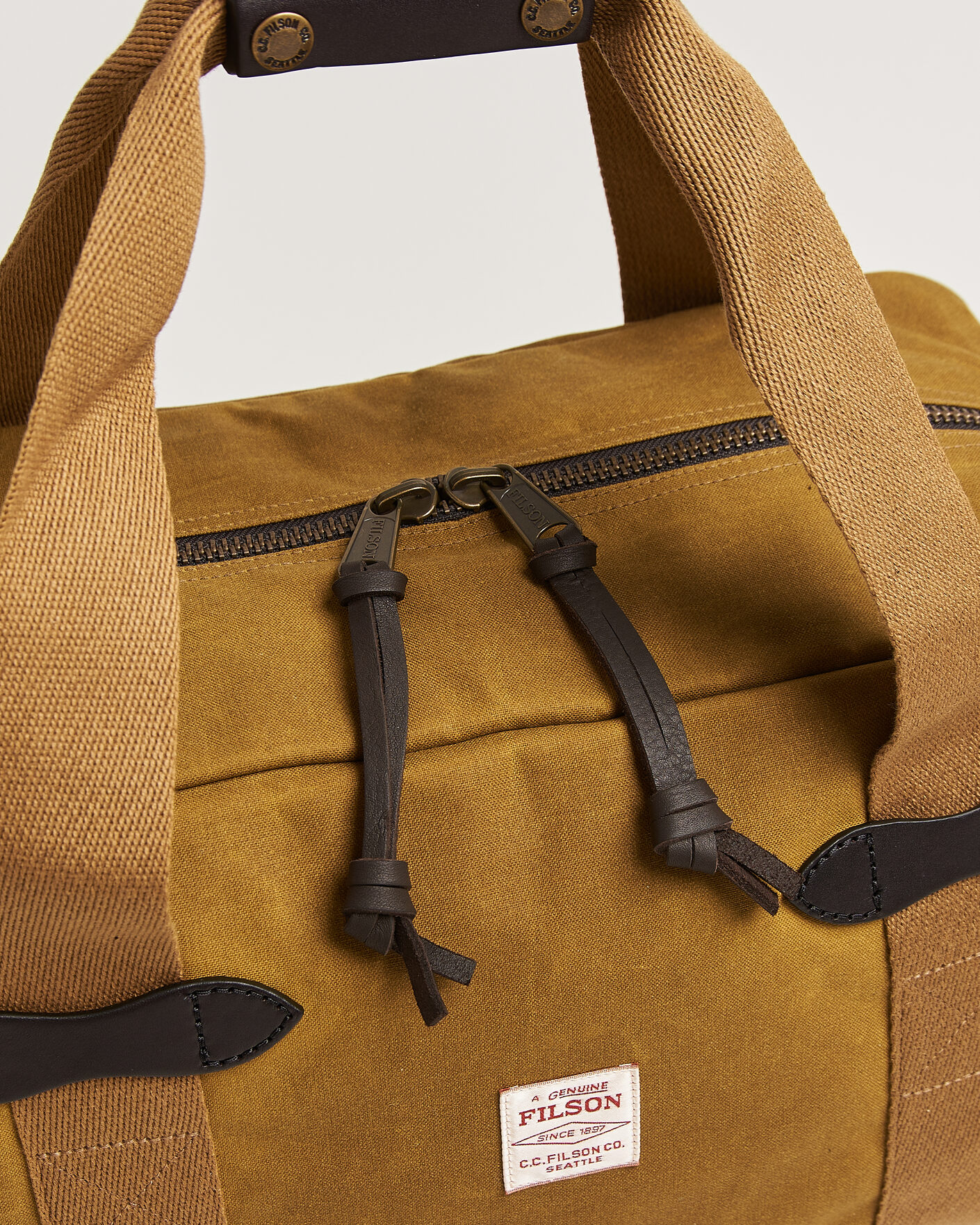 Uomini | Borse | Filson | Tin Cloth Small Duffle Tan