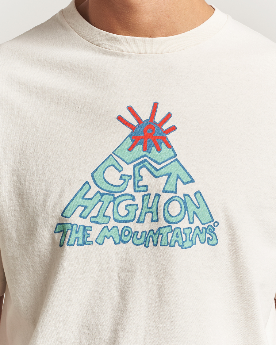 Uomini | T-shirt | District Vision | California Cotton T-Shirt Vintage White