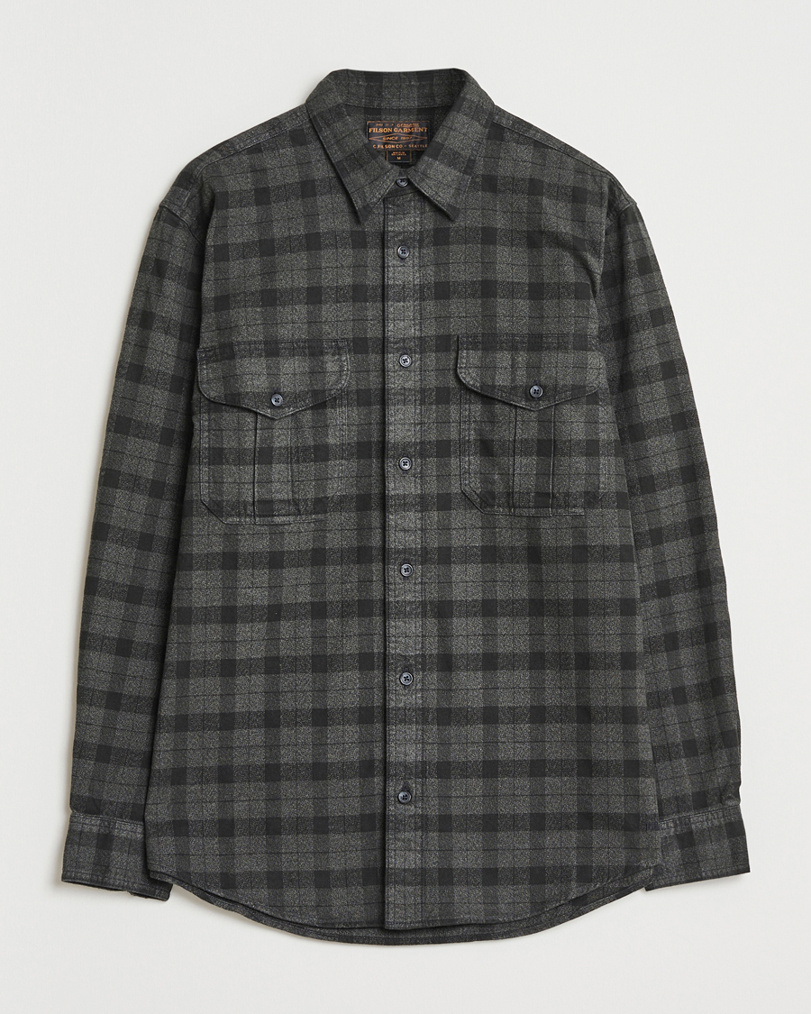 Uomini | Camicie | Filson | Checked Alaskan Guide Shirt Heather Grey