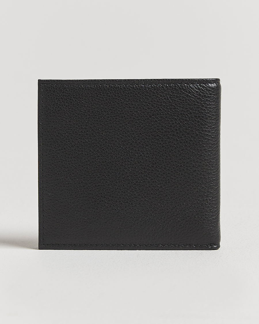 Uomini | Portafogli | Polo Ralph Lauren | Pebbled Leather Billfold Wallet Black