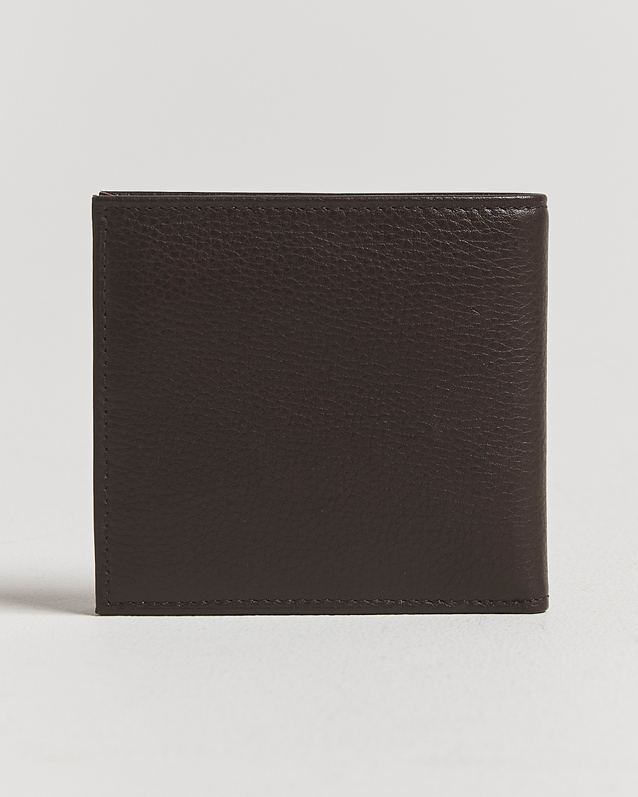 Uomini | Portafogli | Polo Ralph Lauren | Pebbled Leather Billfold Wallet Brown