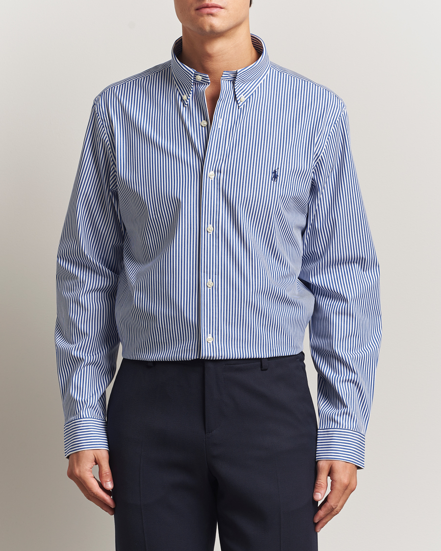 Uomini | Camicie | Polo Ralph Lauren | Custom Fit Stretch Poplin Shirt Bengal Stripe