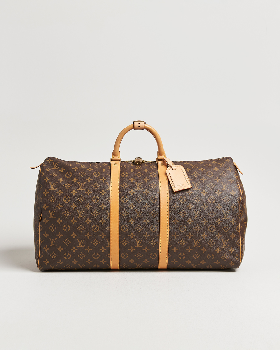 Uomini | Louis Vuitton Pre-Owned Keepall 55 Monogram | Louis Vuitton Pre-Owned | Keepall 55 Monogram