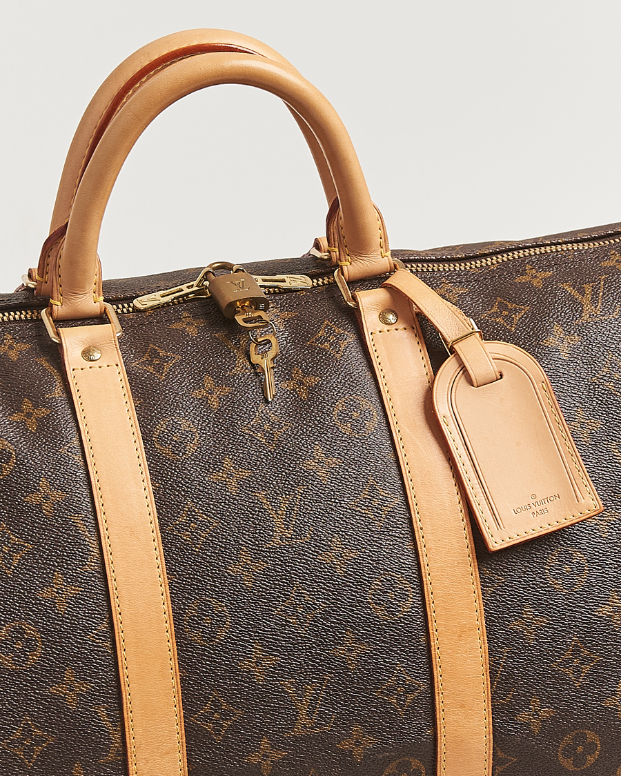 Uomini | Louis Vuitton Pre-Owned Keepall Bandoulière 55 Monogram | Louis Vuitton Pre-Owned | Keepall Bandoulière 55 Monogram